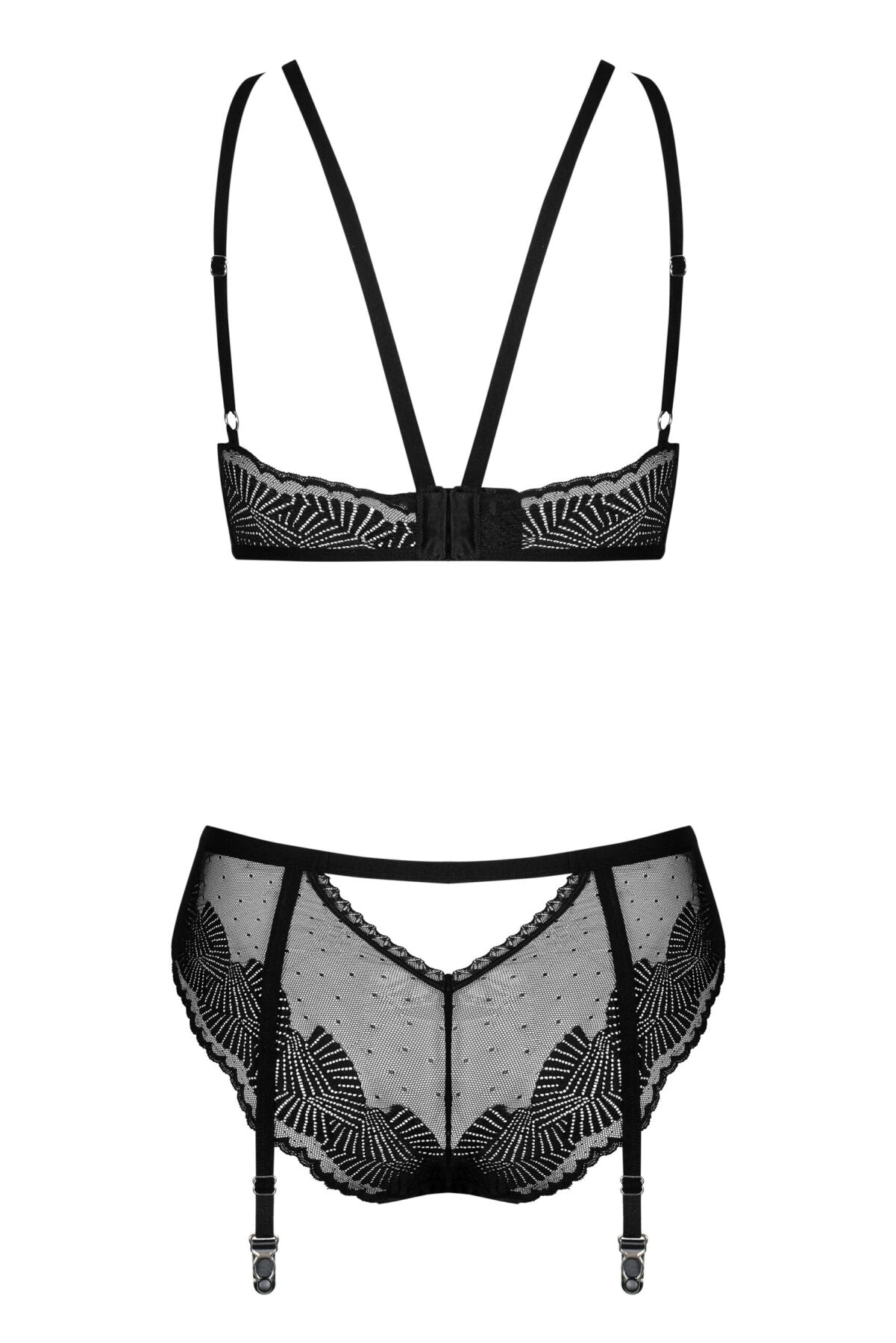 Комплект Obsessive Allastia 2-pcs set black S/M