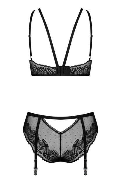 Комплект Obsessive Allastia 2-pcs set black S/M