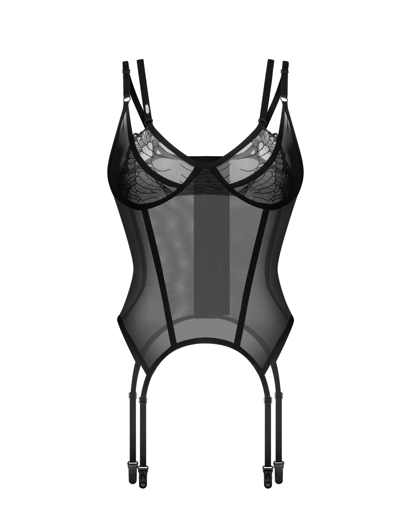 Корсет Obsessive Arrowel Black corset S/M