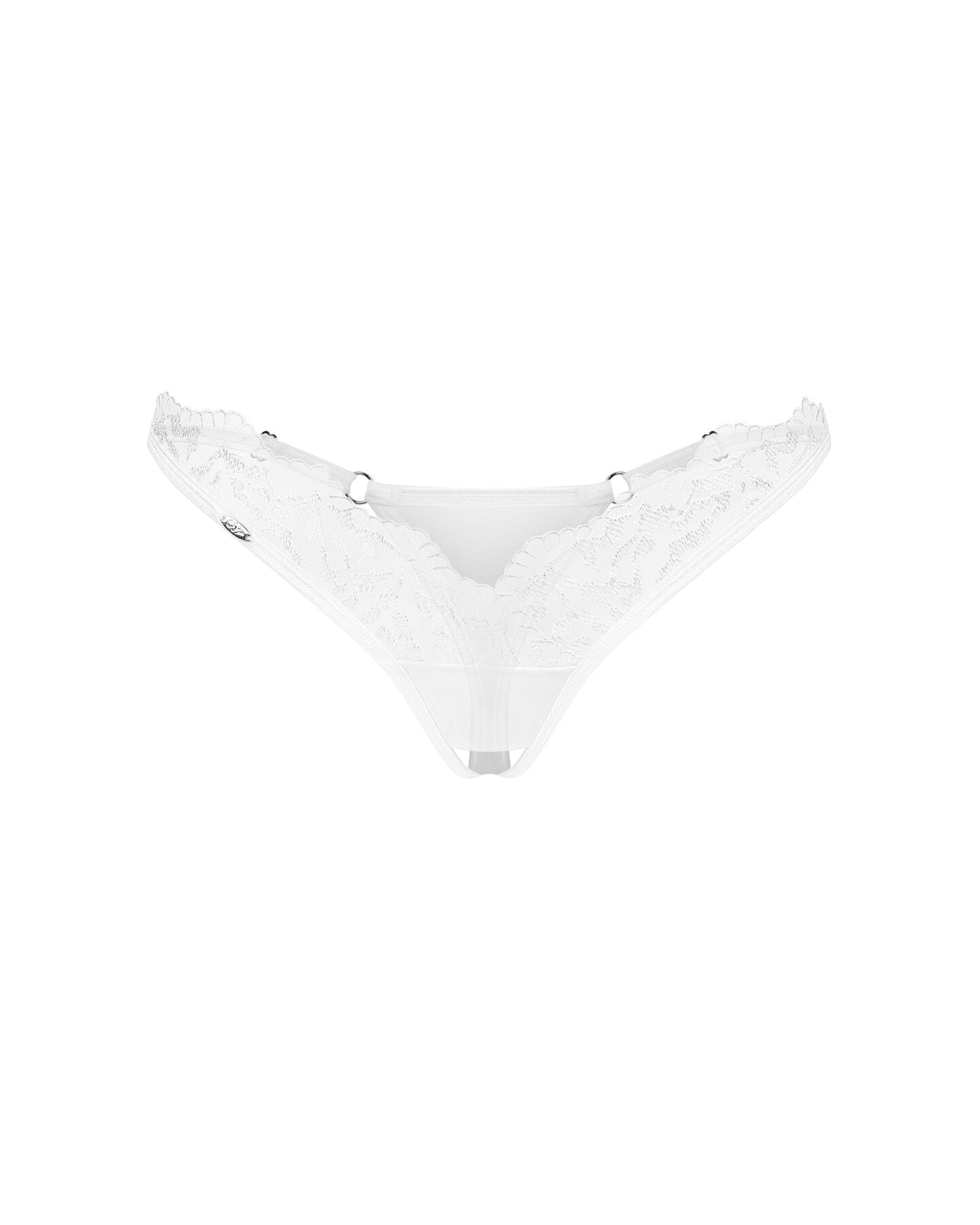 Трусики Obsessive Arrowel White crotchless thong 2XL/3XL
