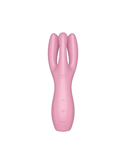 Кліторальний вібратор Satisfyer Threesome 3 Pink з трьома пальчиками